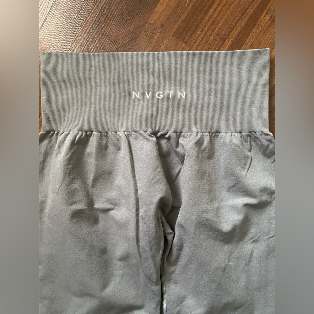 NVGTN GREY GYM LEGGINGS